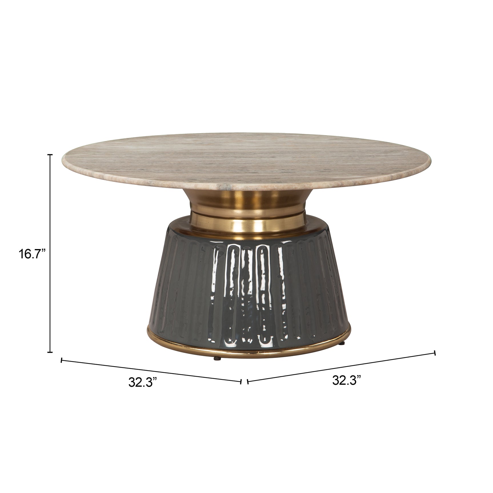 Glasa Multicolor Coffee Table - Ornate Home