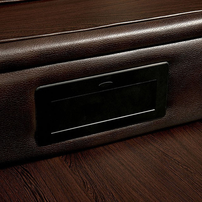 Glasgow Dark Brown Sectional - Ornate Home