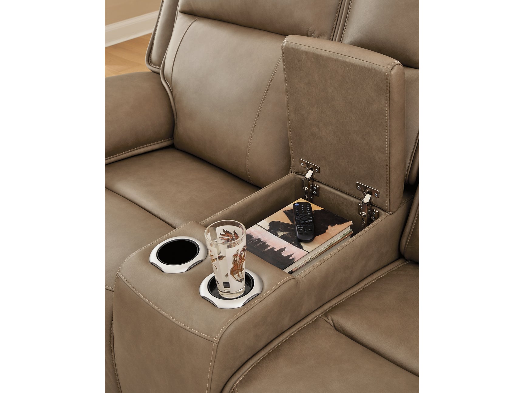 Glencroft Sahara PWR REC Loveseat/CON/ADJ HDRST - Ornate Home