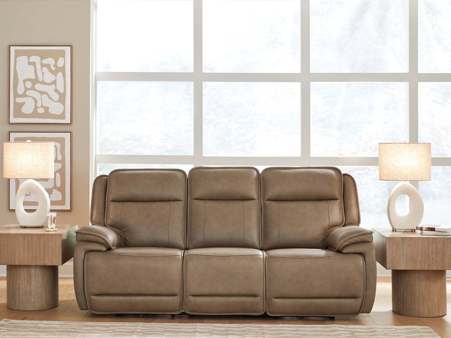 Glencroft Sahara PWR REC Sofa with ADJ Headrest - Ornate Home