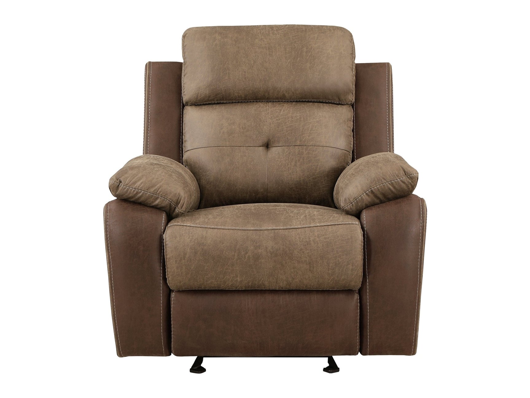 Glendale Brown Glider Reclining Chair - Ornate Home