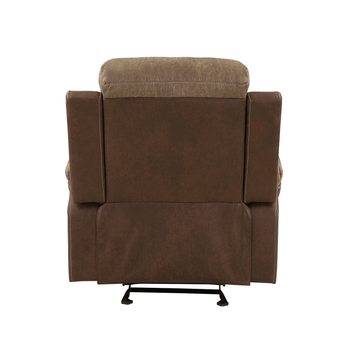 Glendale Brown Glider Reclining Chair - Ornate Home