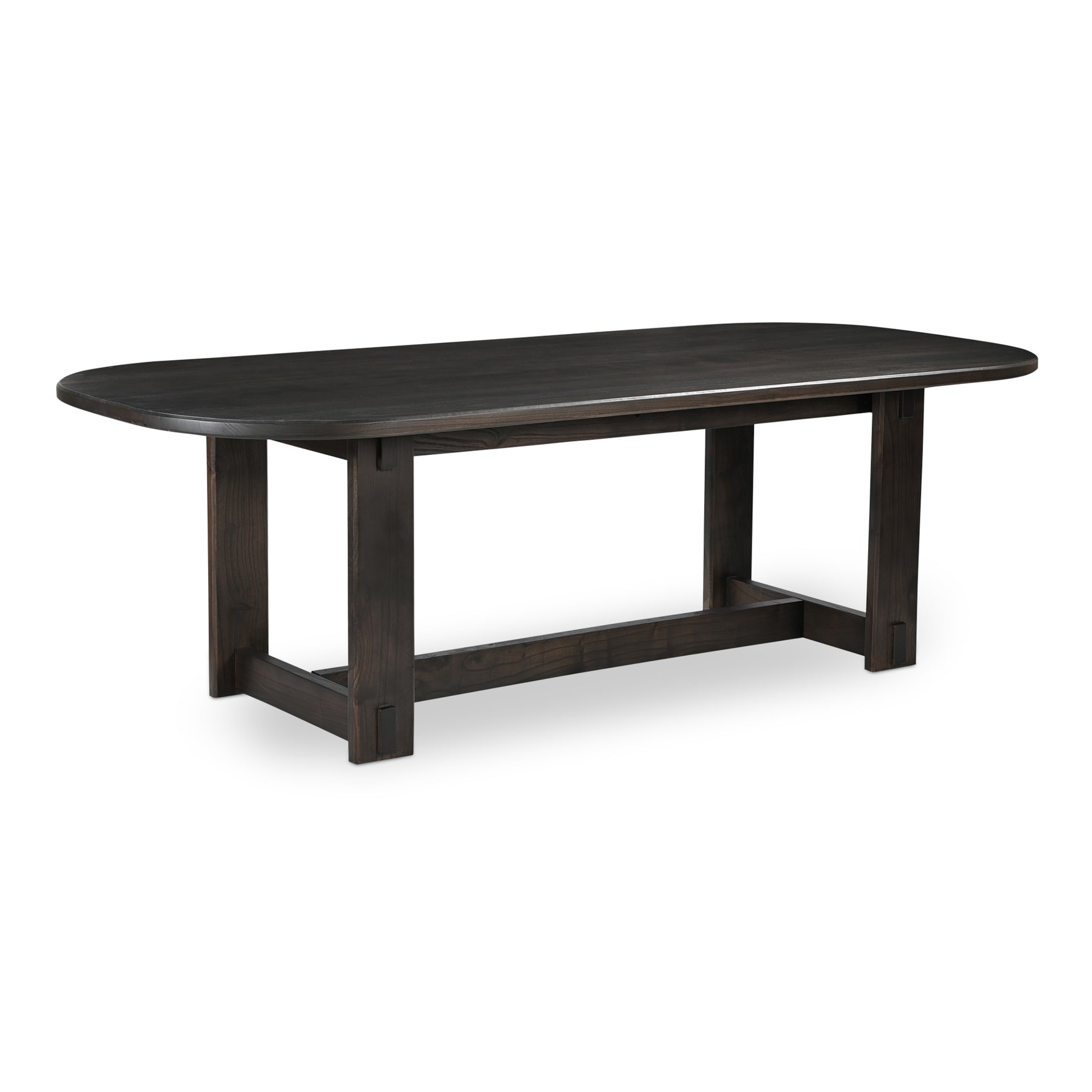 Glenn Dark Brown Oval Dining Table - Ornate Home