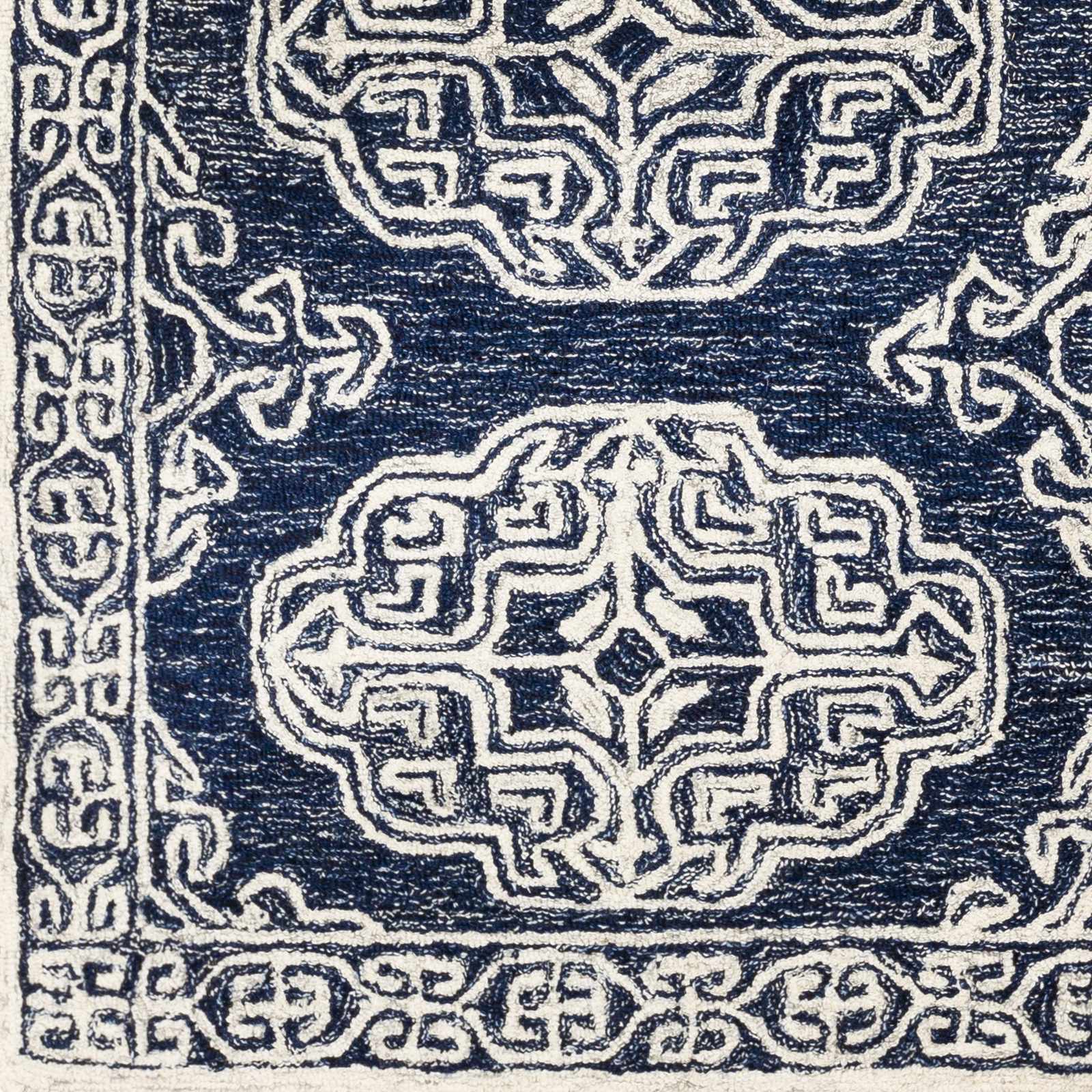 Glenoma Blue Regency Wool Rug - Ornate Home