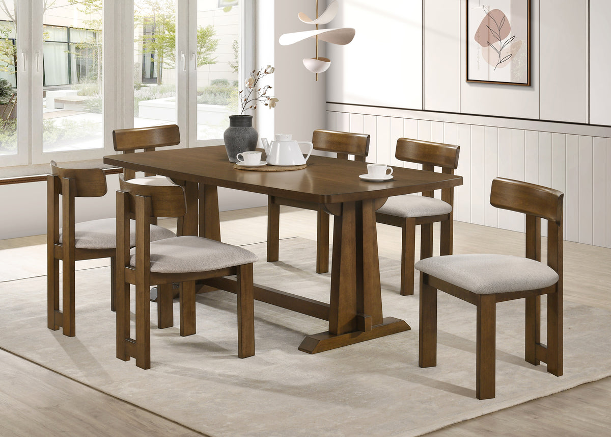 Glenwick Brown Dining Set - Ornate Home
