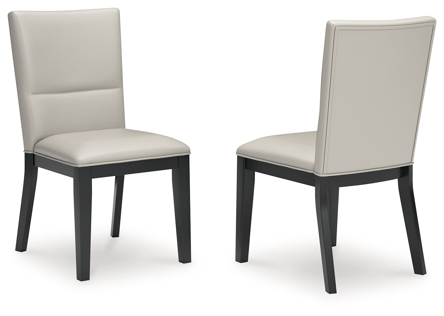 Glinari Taupe/Black Dining Chair (Set of 2) (Online Special Price) - Ornate Home