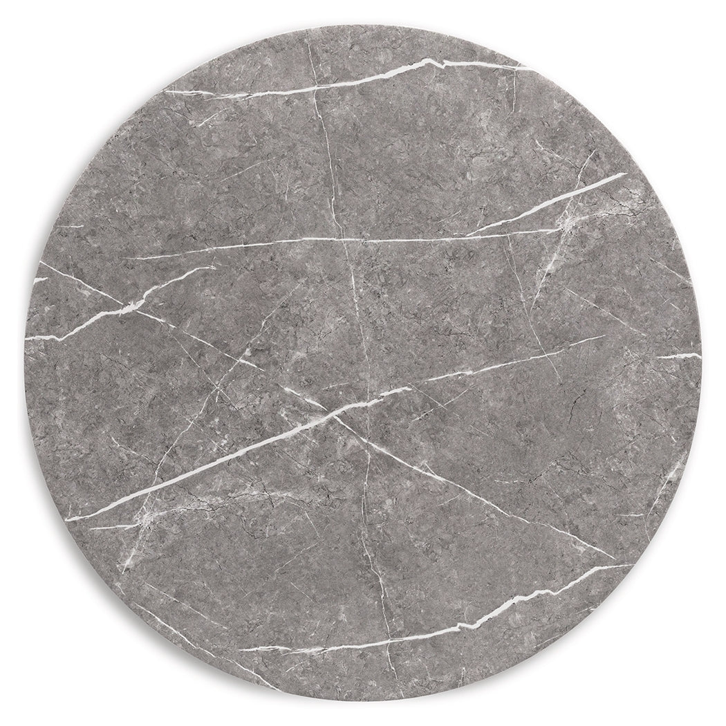 Glinari Taupe/Black Dining Table - Ornate Home