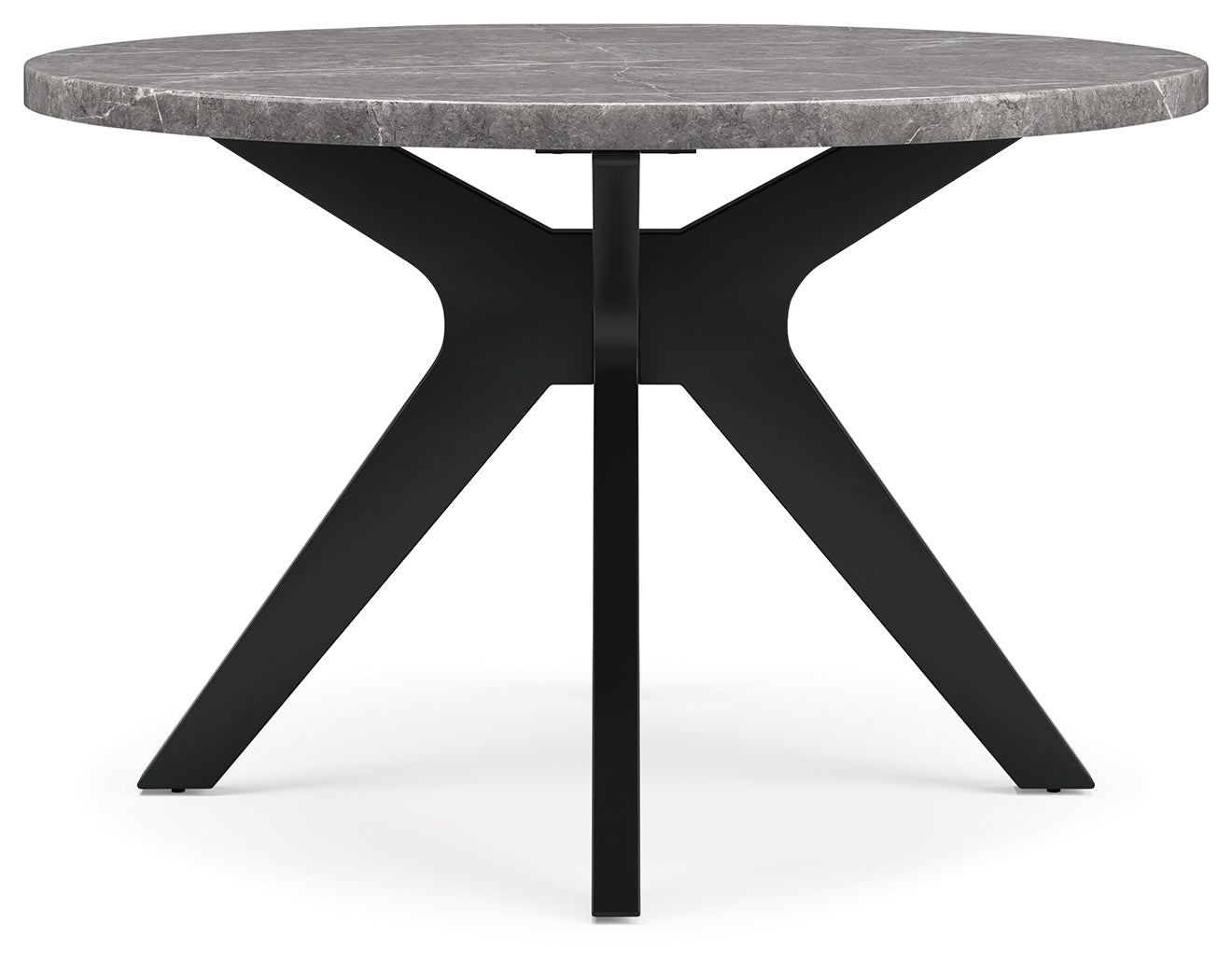 Glinari Taupe/Black Dining Table - Ornate Home