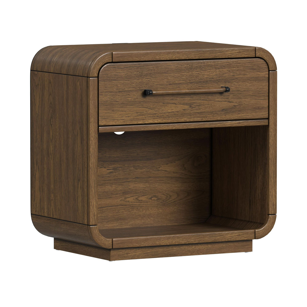 Glinda Brown 4-Piece King Storage Bedroom Set with 2 Nightstands & Chest - Ornate Home
