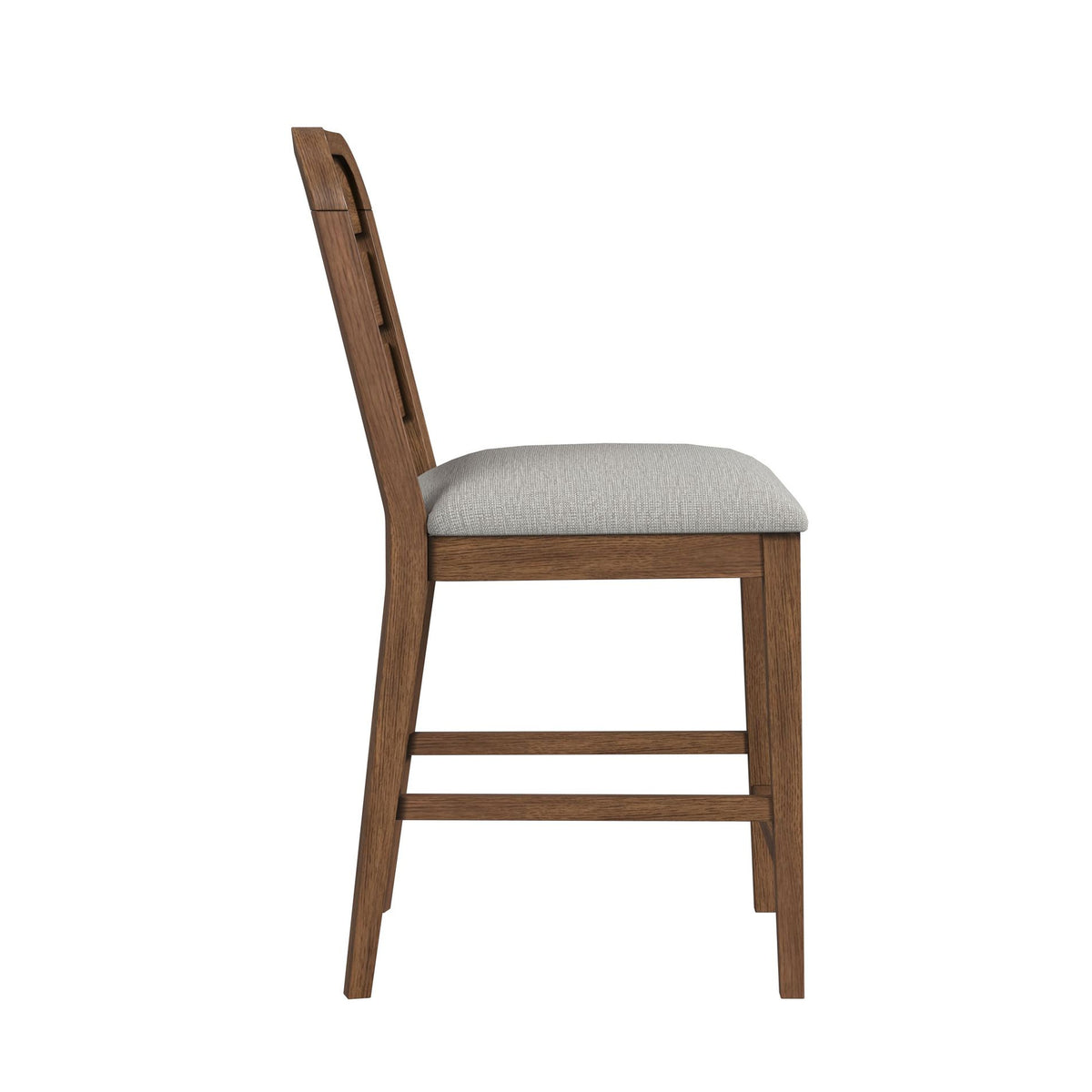 Glinda Brown/Light Grey Counter Chair (Set of 2) - Ornate Home