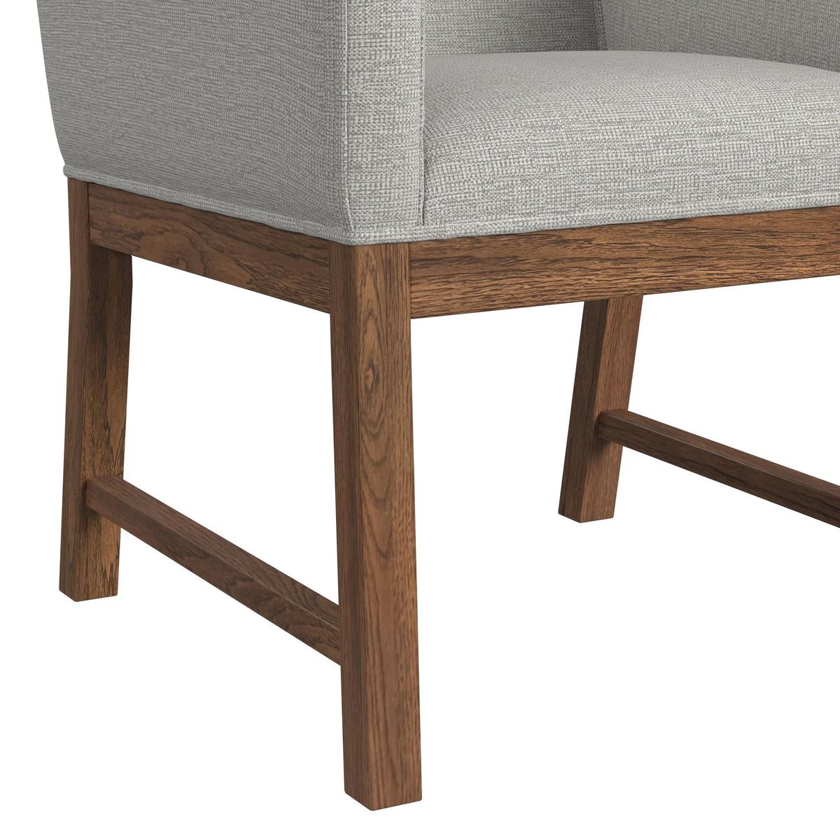 Glinda Brown/Light Grey UPH Dining Chair (Set of 2) - Ornate Home