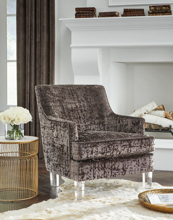 Gloriann Charcoal Accent Chair (Online Special Price) - Ornate Home