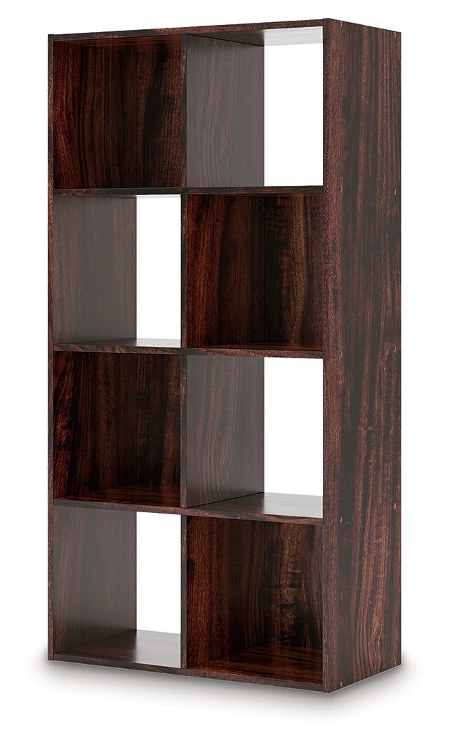 Glosmount Cherry/Light Brown Eight Cube Organizer (Online Special Price) - Ornate Home