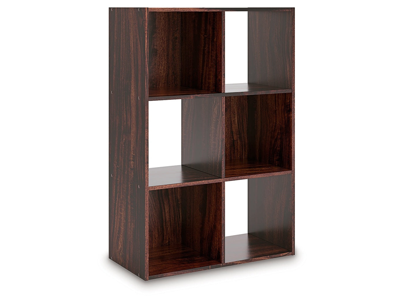 Glosmount Cherry/Light Brown Six Cube Organizer (Online Special Price) - Ornate Home