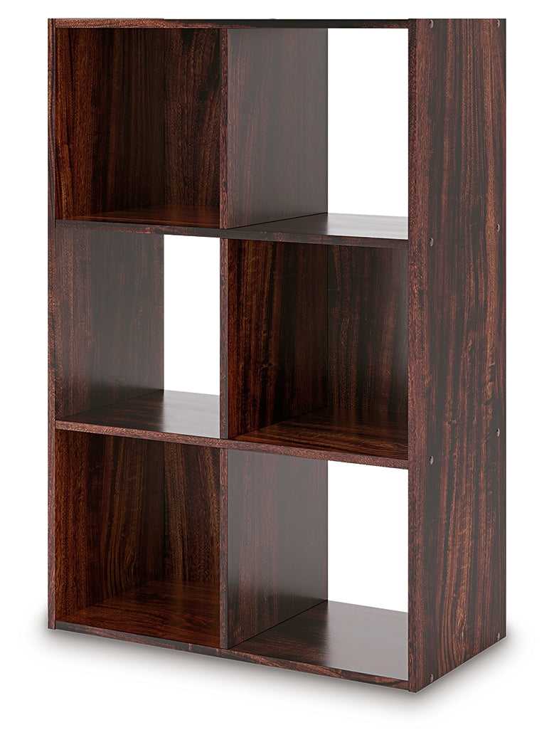 Glosmount Cherry/Light Brown Six Cube Organizer (Online Special Price) - Ornate Home