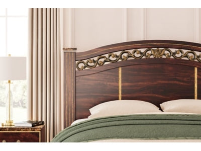 Glosmount Two-tone King Poster Headboard - Ornate Home