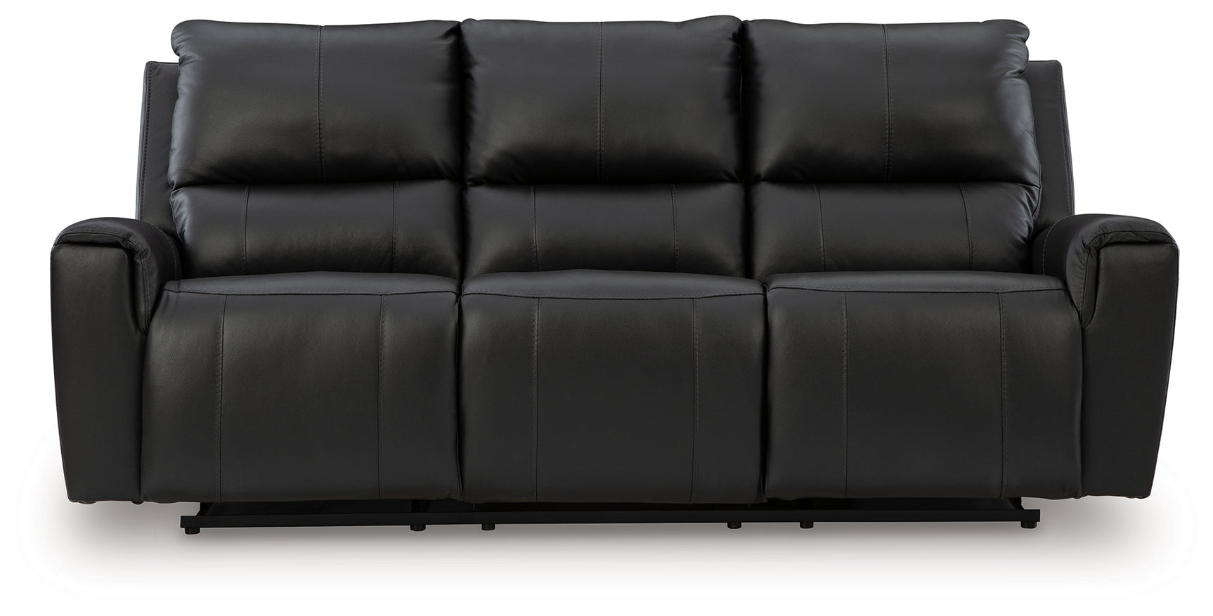 Glossmore Black Reclining Sofa - Ornate Home