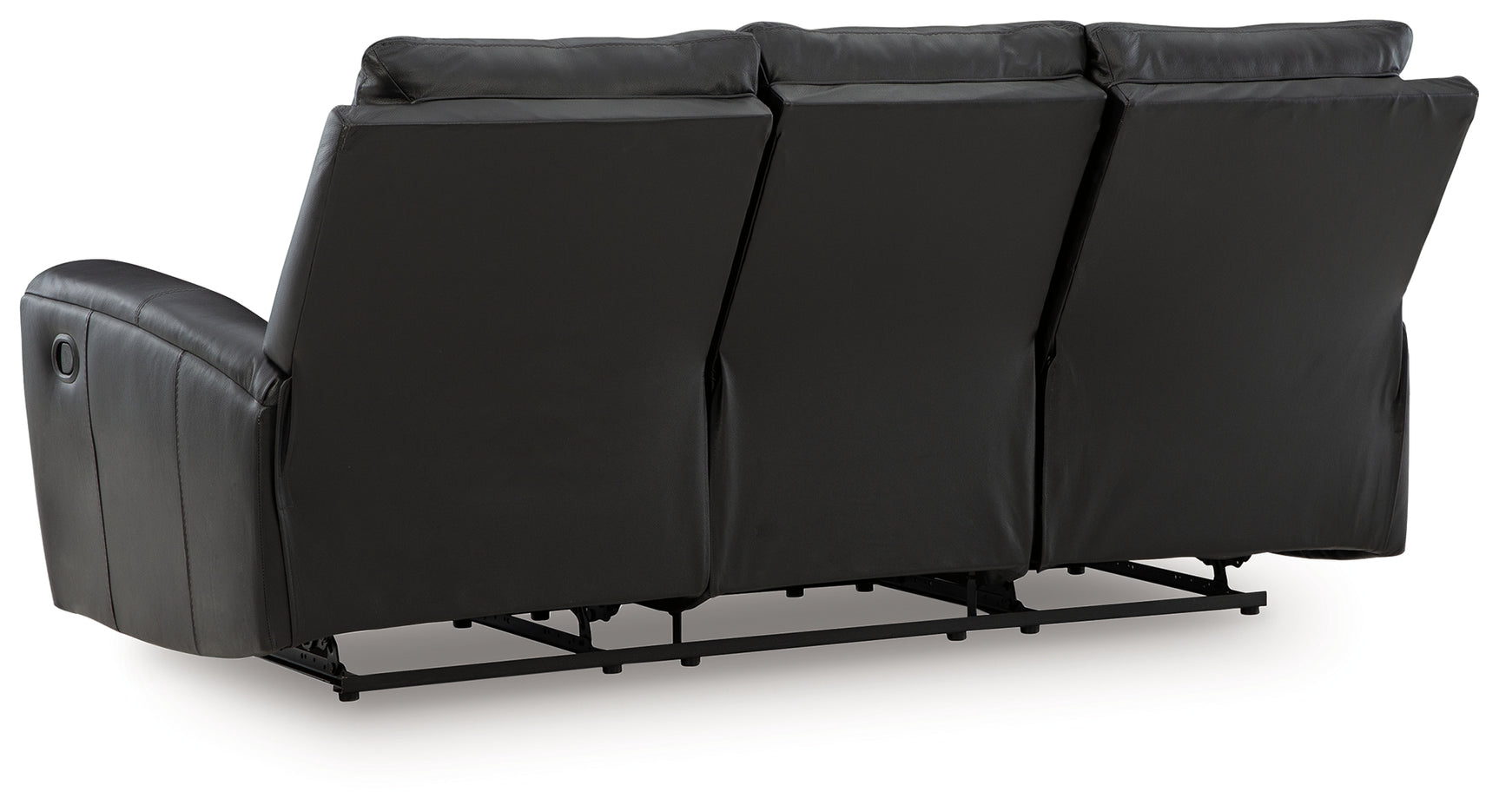 Glossmore Black Reclining Sofa - Ornate Home