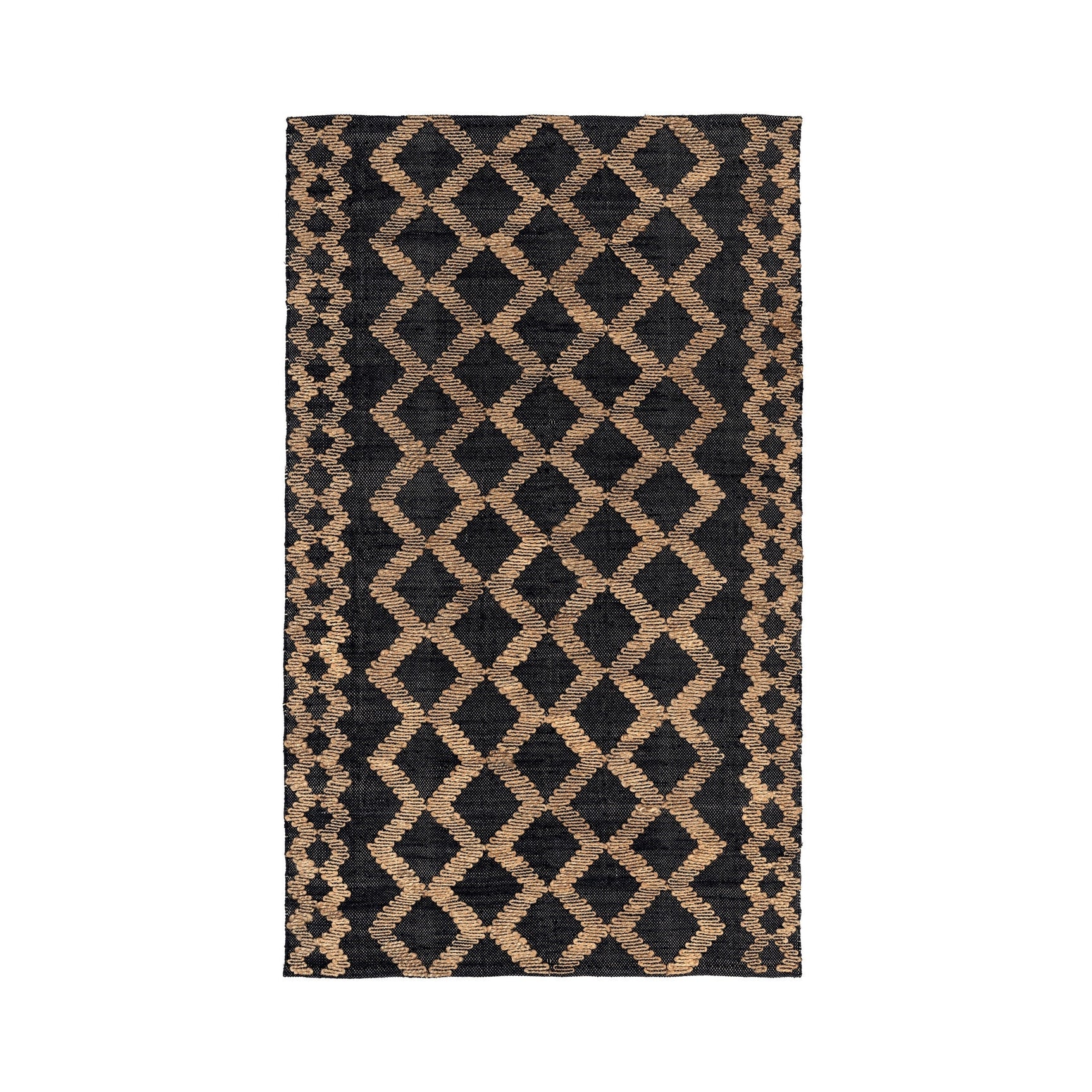 Gobi Black/Natural Rug - Ornate Home
