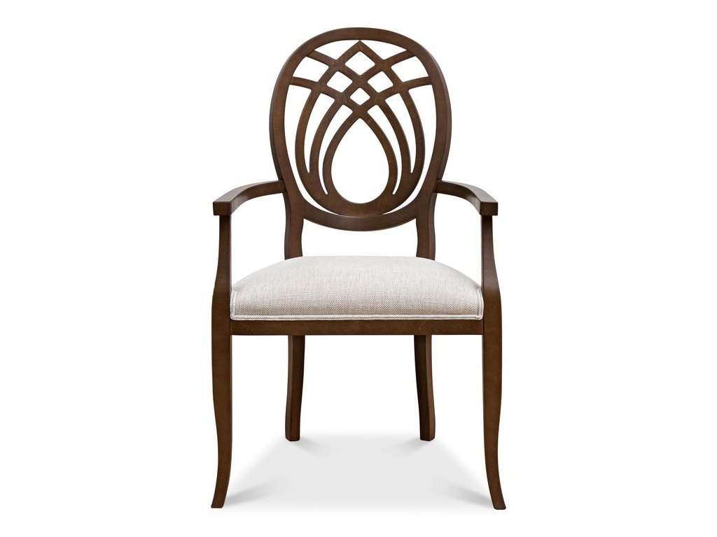 Goccia Brown Arm Chair - Ornate Home