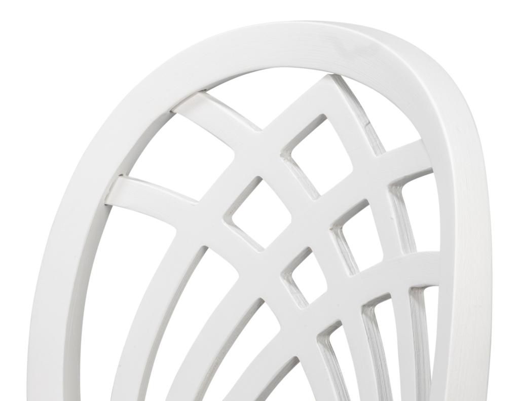 Goccia White Side Chair (Set of 2) - Ornate Home