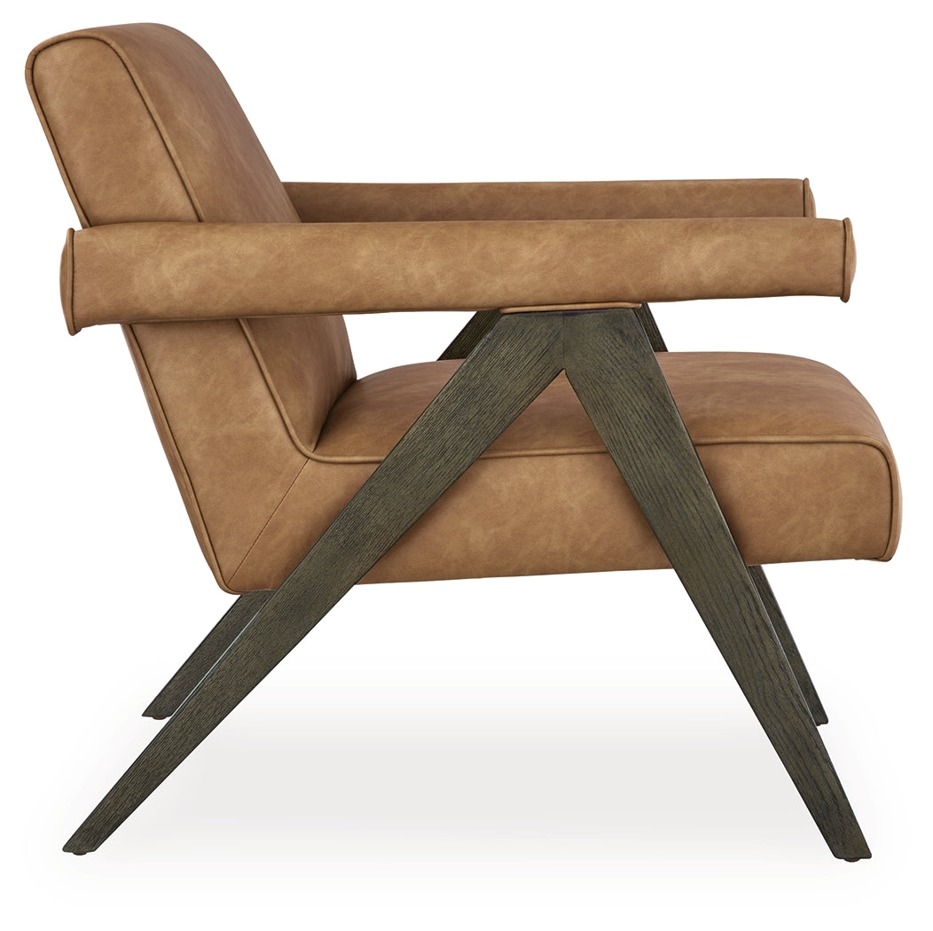 Goda Caramel Accent Chair - Ornate Home