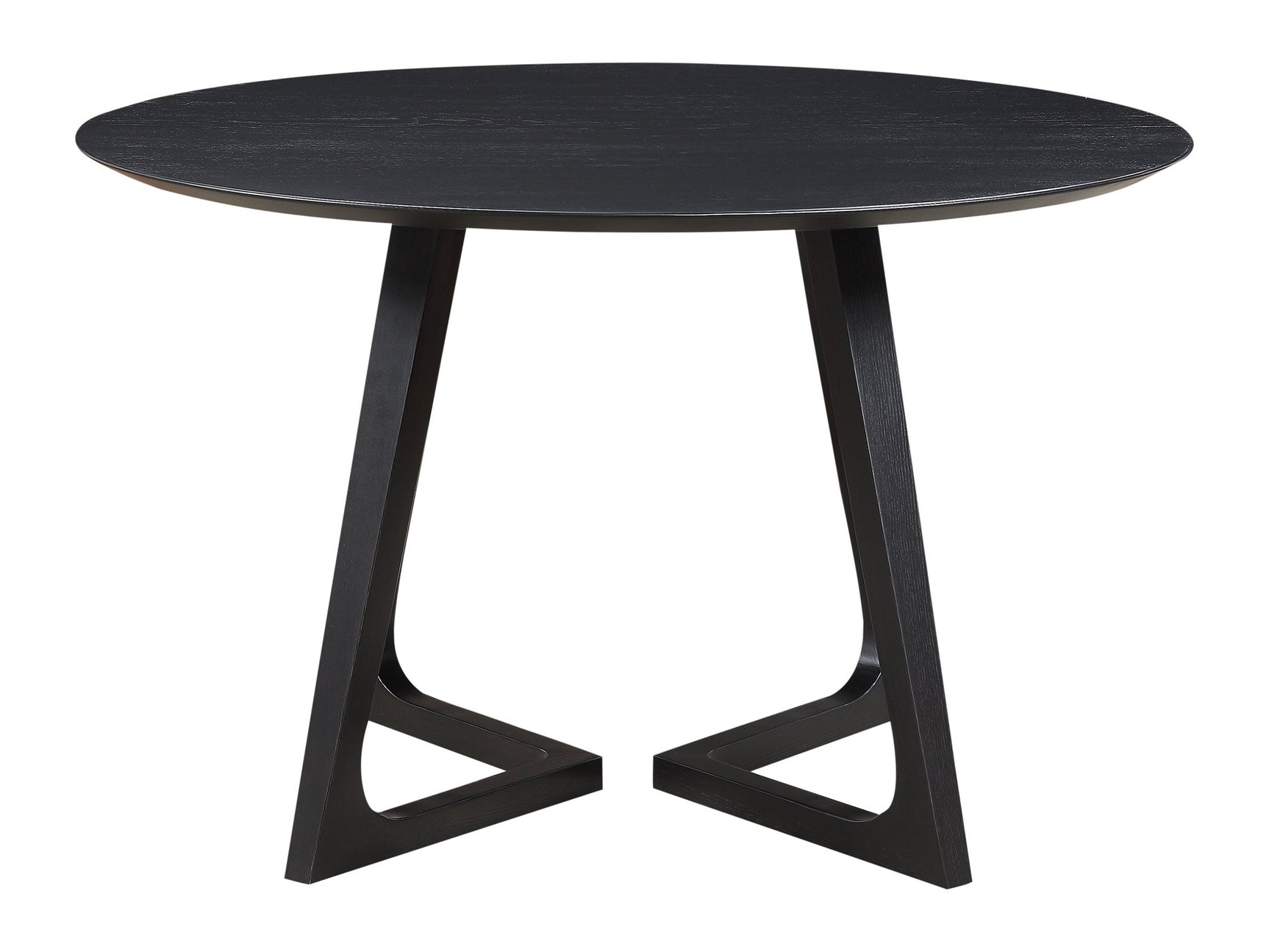 Godenza Black Round Dining Table - Ornate Home