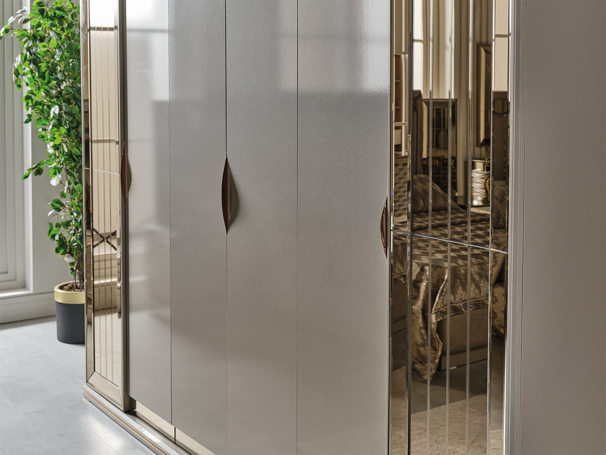 Gokce Light Brown Wardrobe - Ornate Home