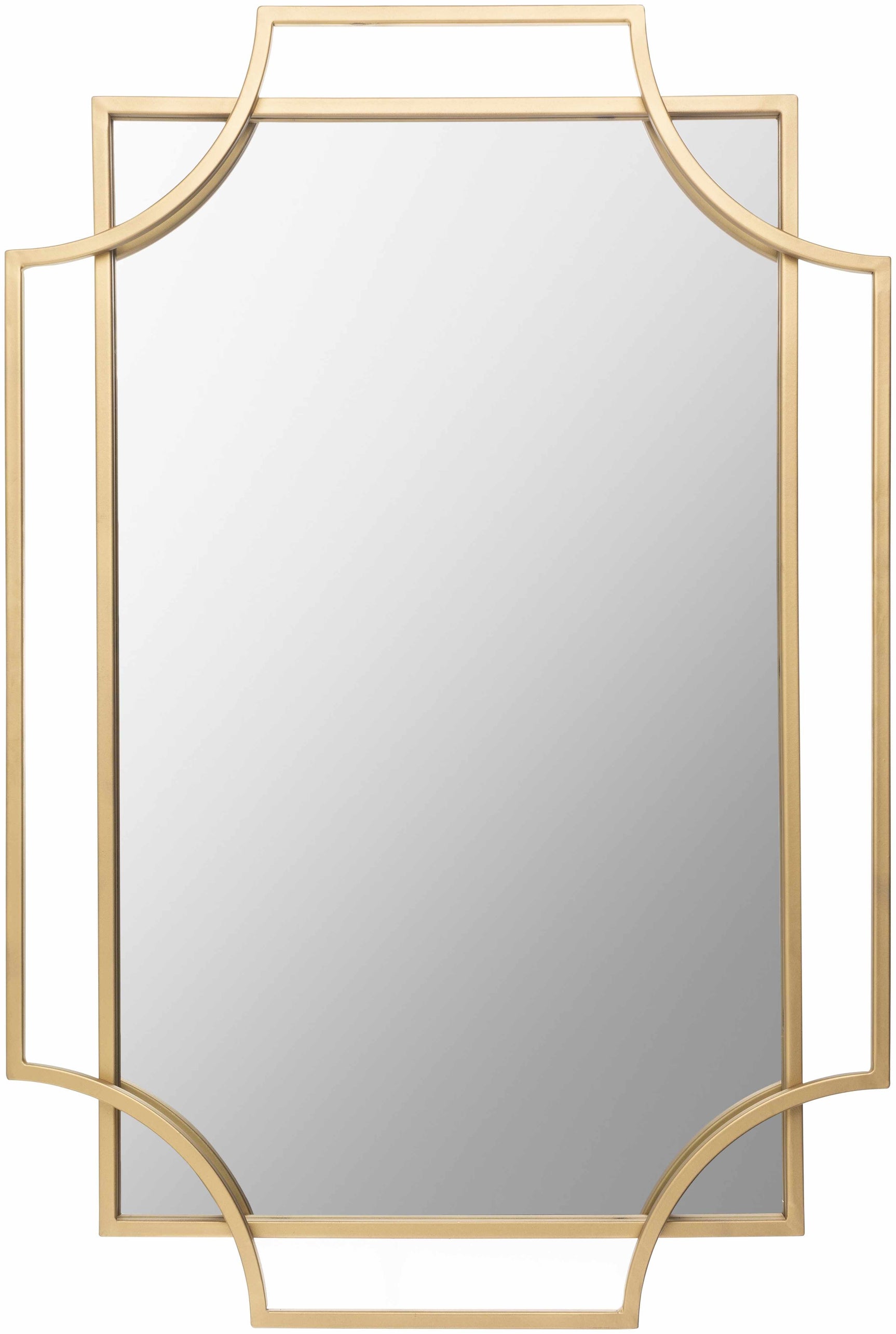 Golasecca Brass Frame Gold Mirror - Ornate Home