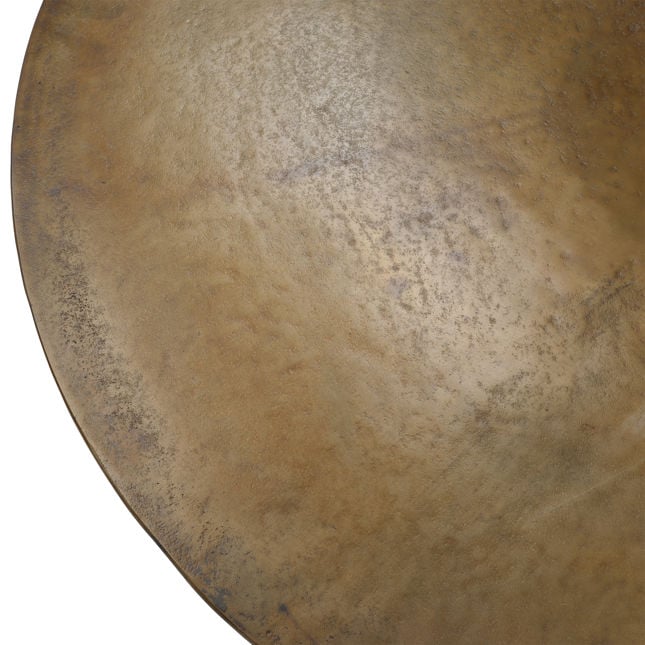 Golbez Vintage Brass Coffee Table - Ornate Home