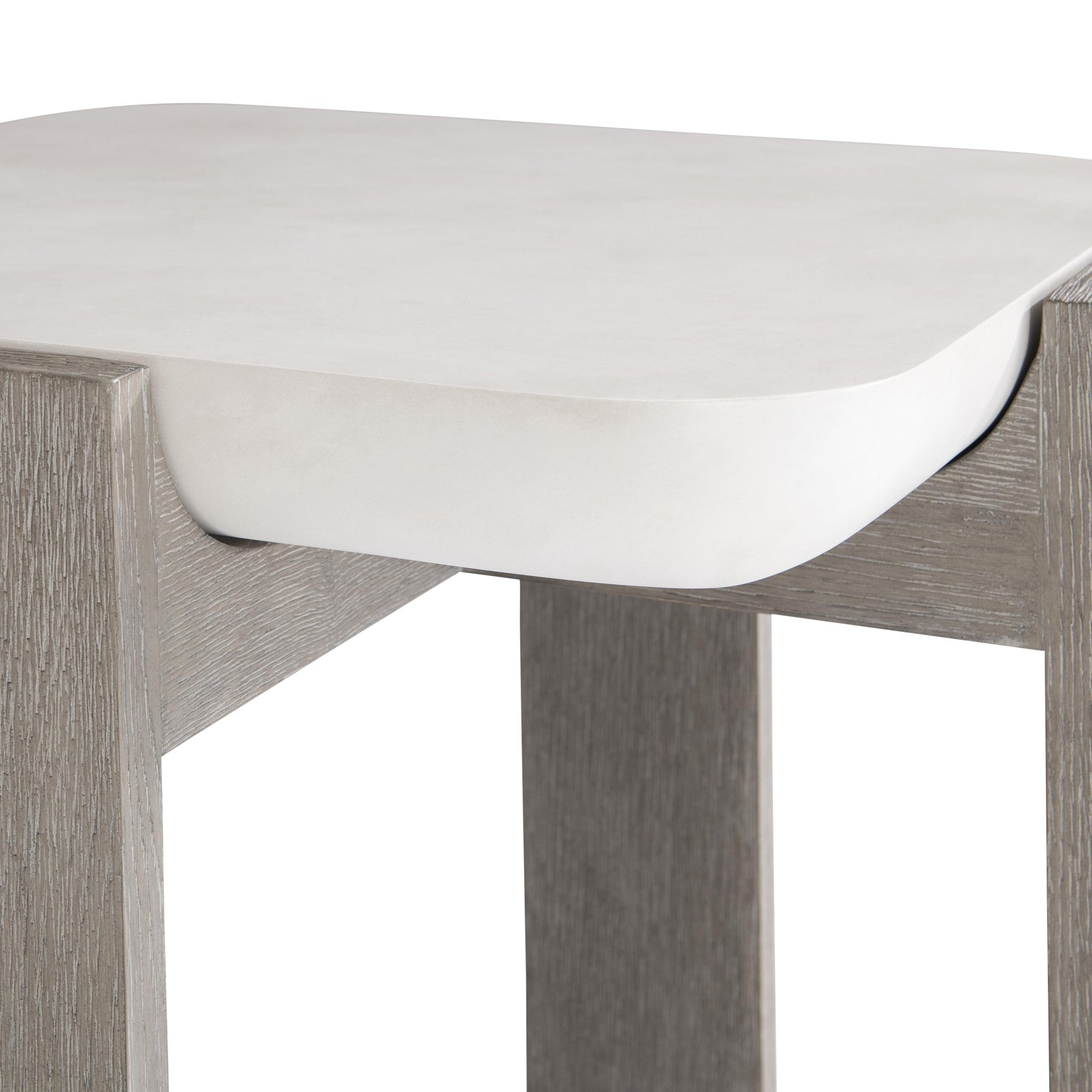 Gooding Sand Grey/Flint Side Table - Ornate Home