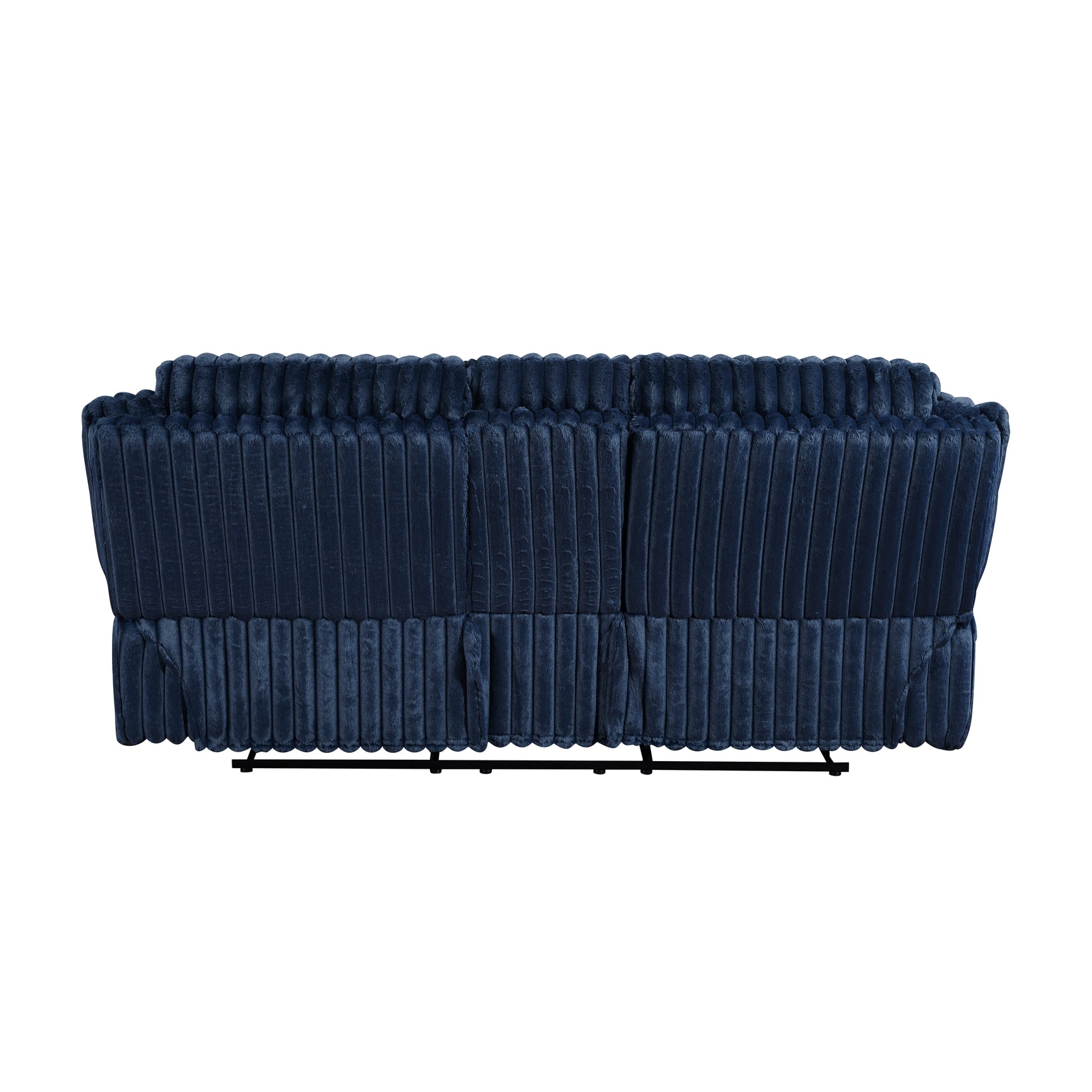 Goodland Blue Double Reclining Loveseat w/ Center Console - Ornate Home