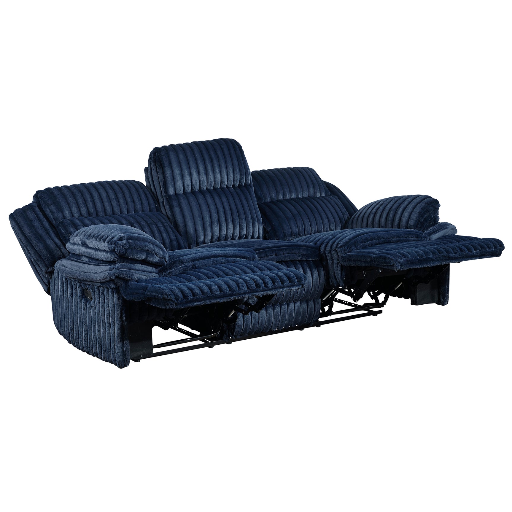Goodland Blue Double Reclining Sofa - Ornate Home