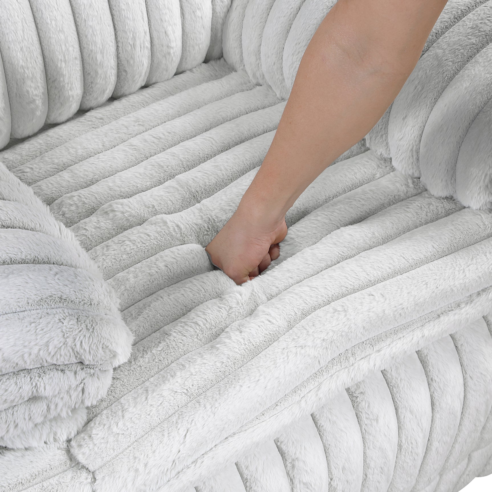 Goodland Gray Double Reclining Loveseat w/ Center Console - Ornate Home