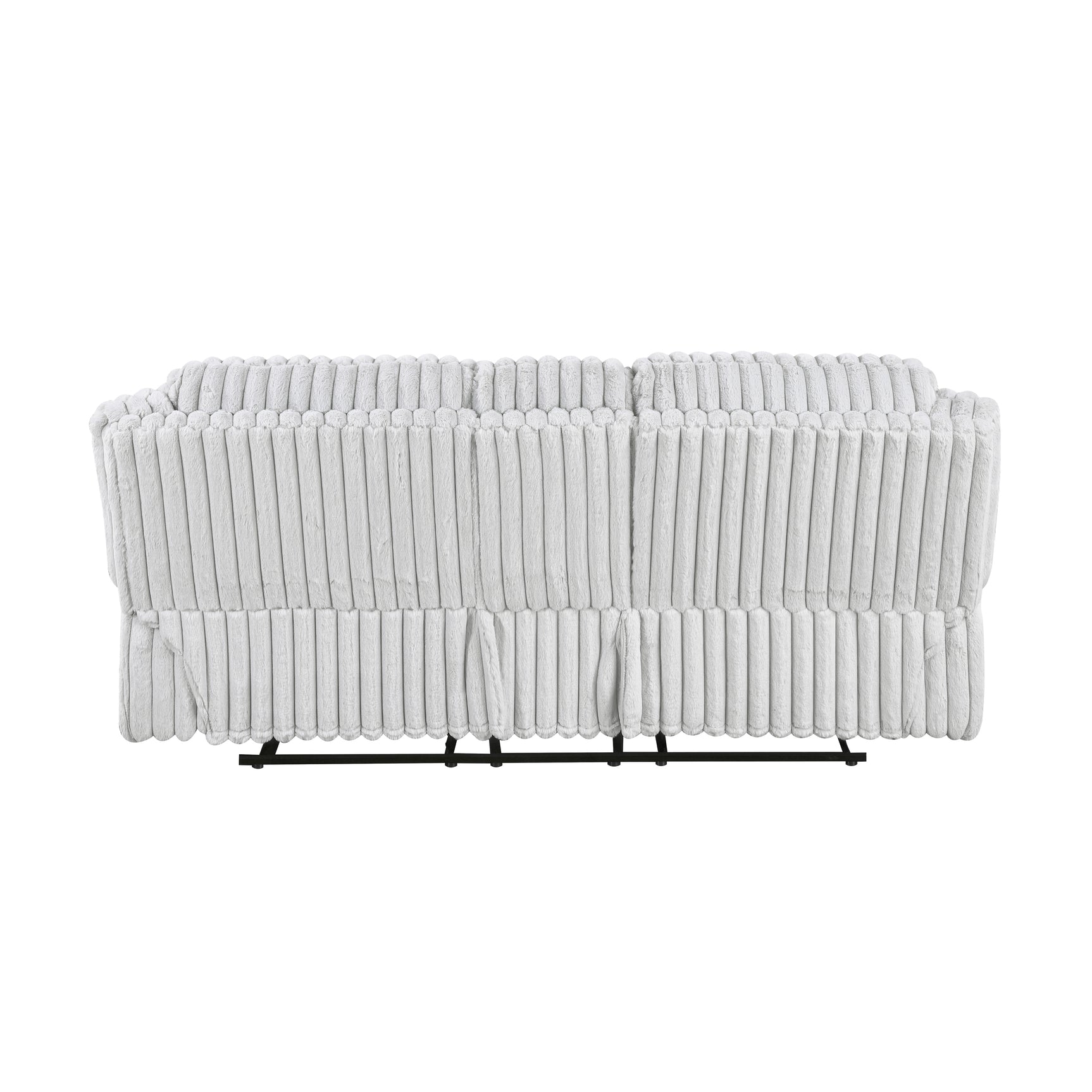 Goodland Gray Double Reclining Loveseat w/ Center Console - Ornate Home