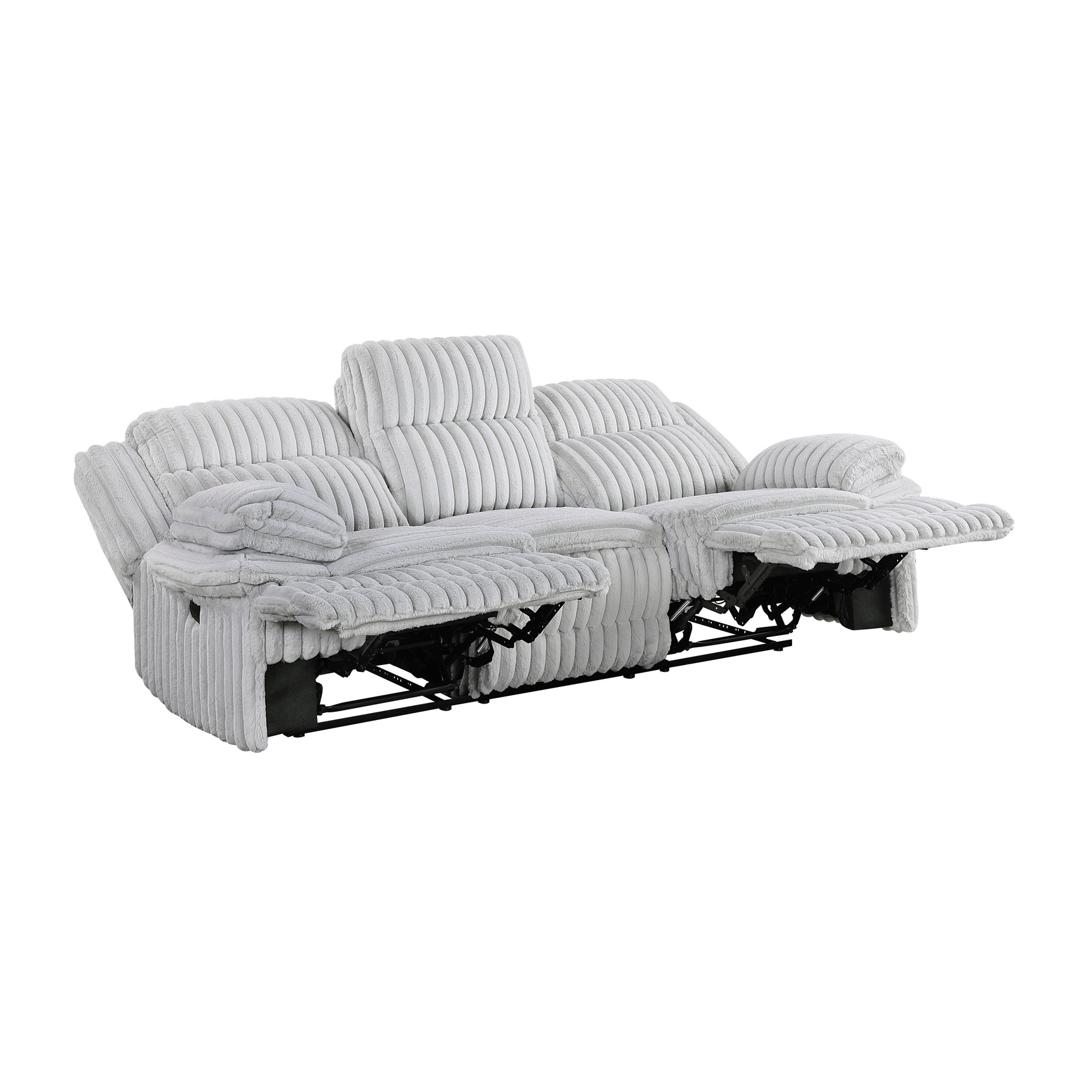Goodland Gray Double Reclining Sofa - Ornate Home