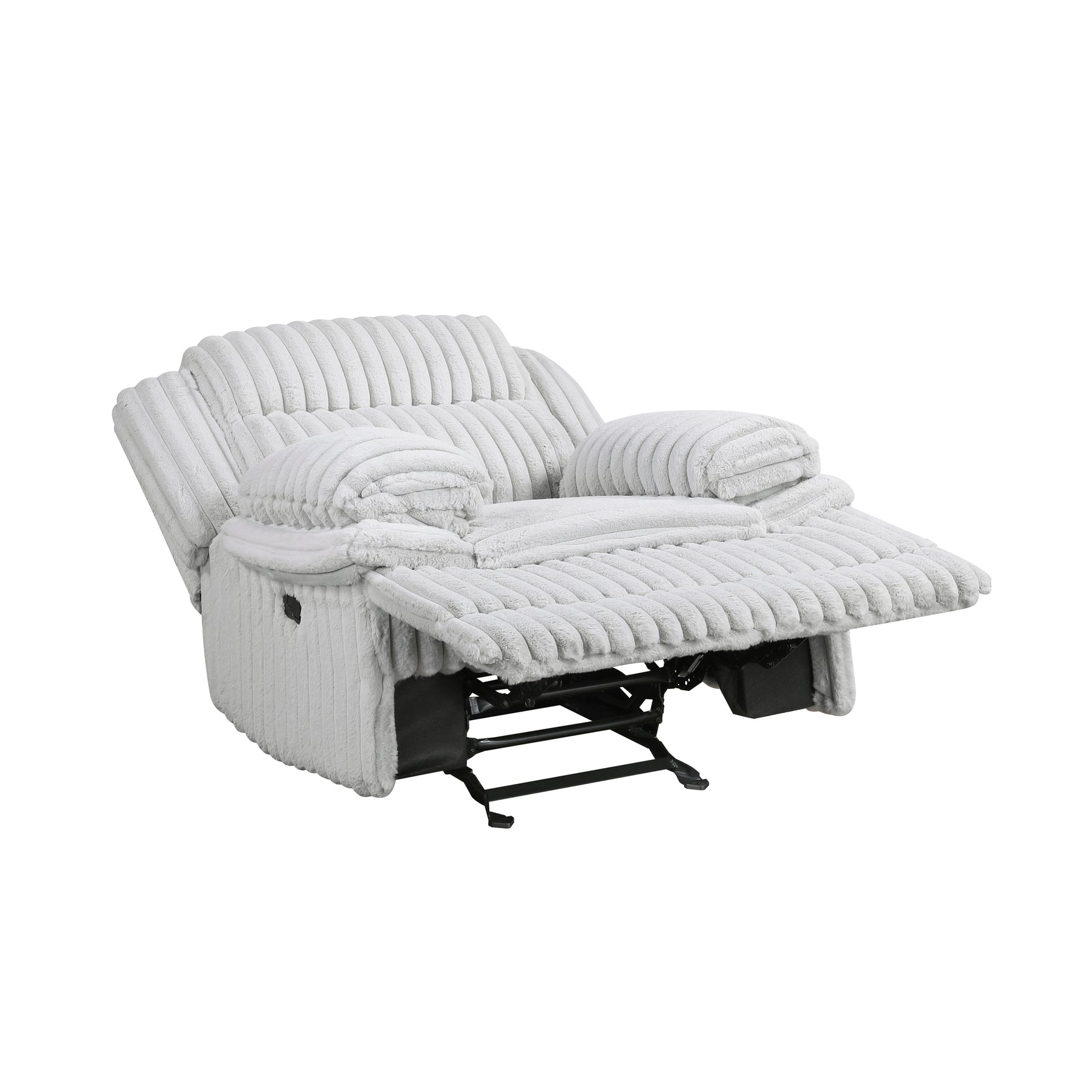 Goodland Gray Glider Reclining Chair - Ornate Home