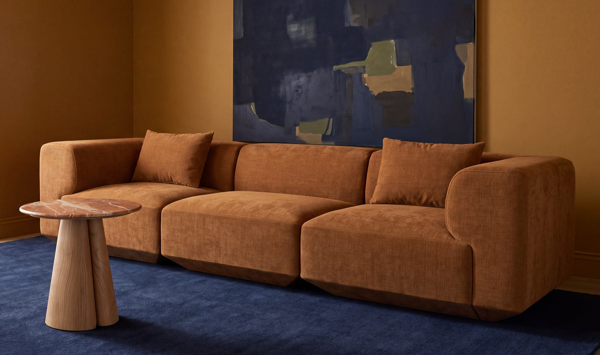 Goodwin Cognac Modular Sofa - Ornate Home