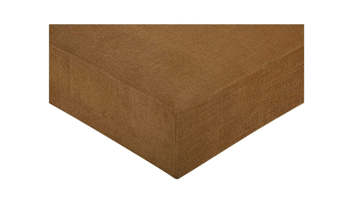 Goodwin Cognac Ottoman - Ornate Home