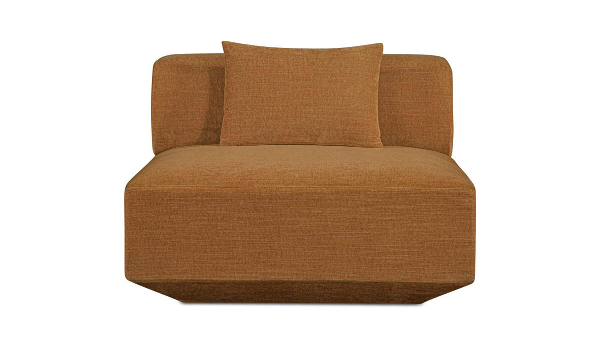 Goodwin Cognac Slipper Chair - Ornate Home