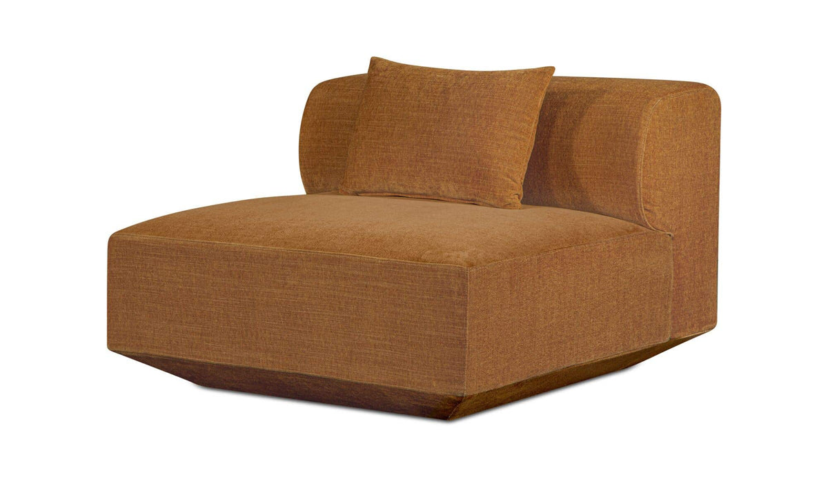 Goodwin Cognac Slipper Chair - Ornate Home