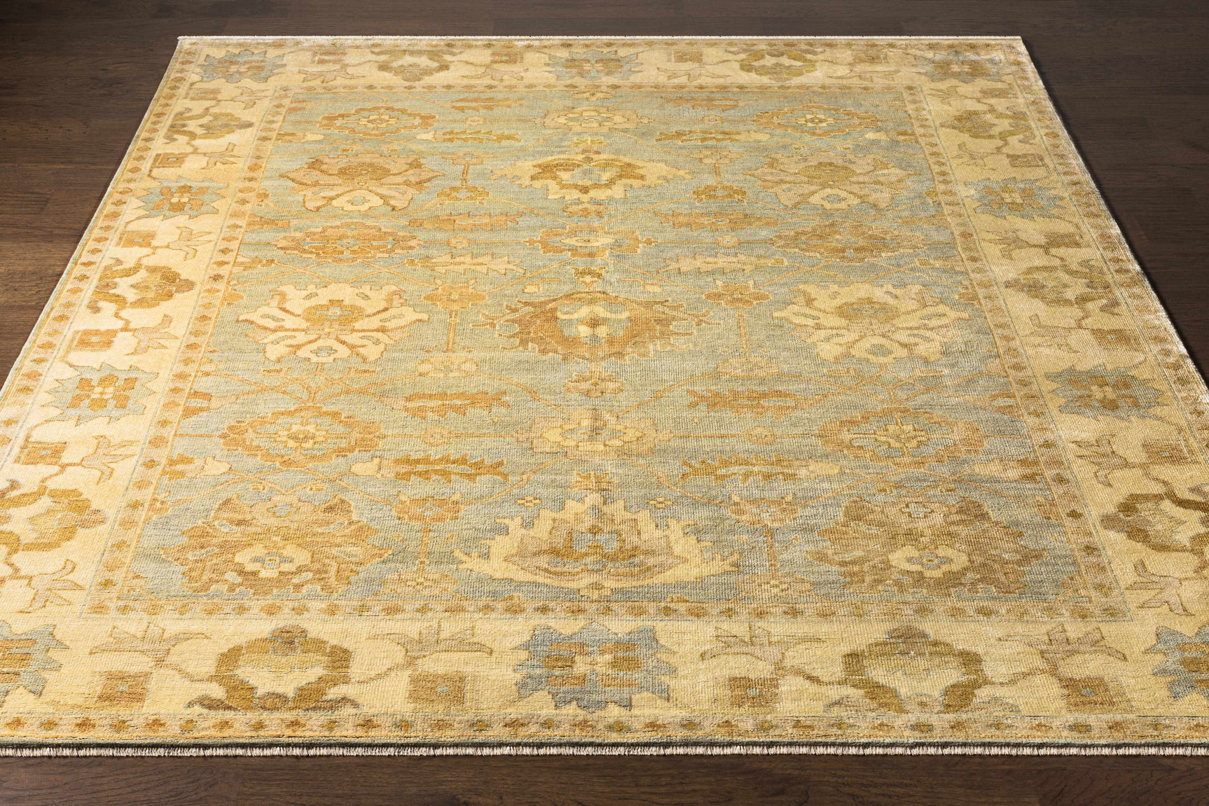 Goodyear 5x8 Mustard Premium Wool Rug - Clearance - Ornate Home