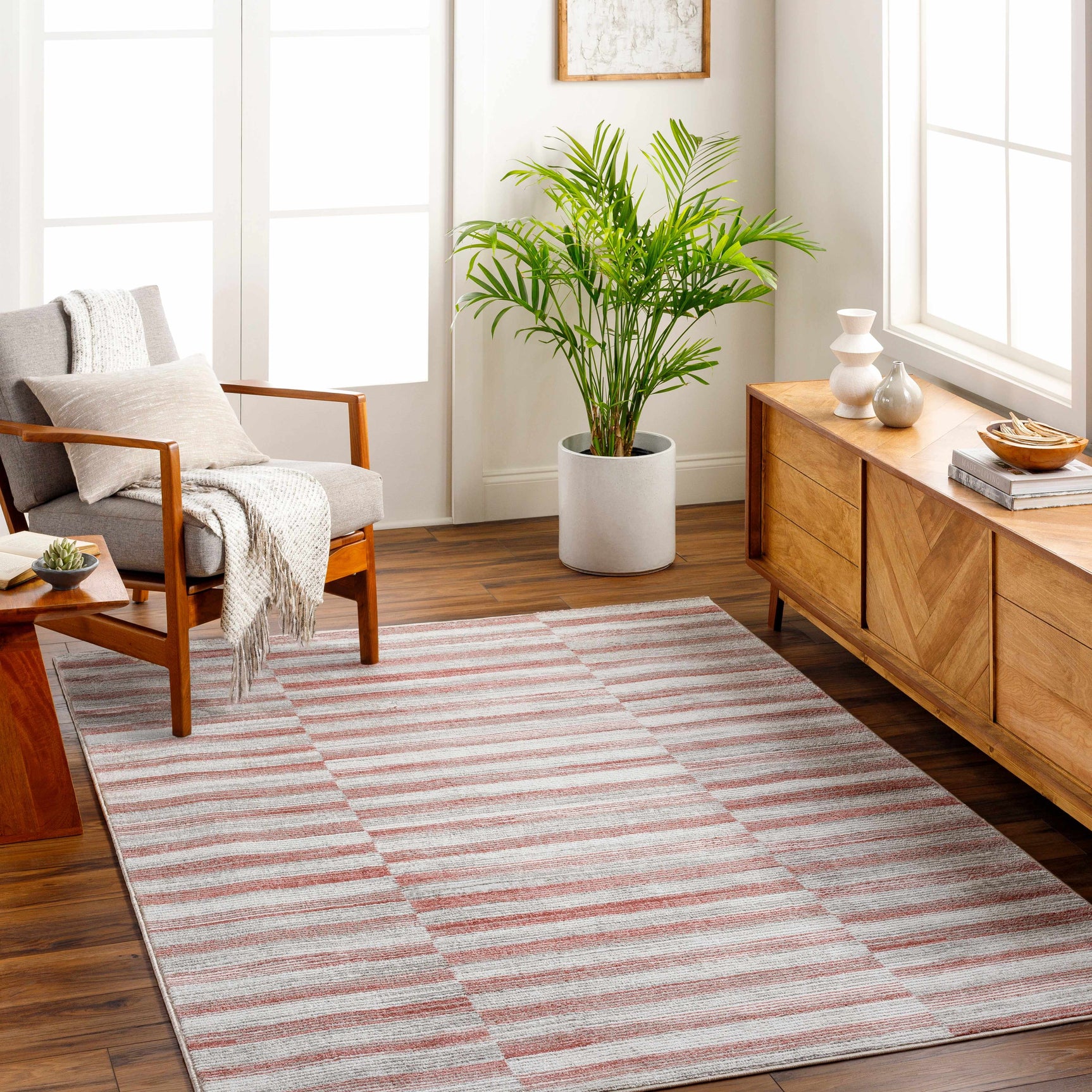 Gorou Pink Area Rug - Clearance - Ornate Home