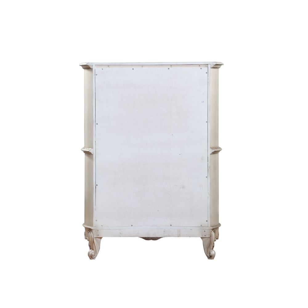 Gorsedd Antique White Chest - Ornate Home