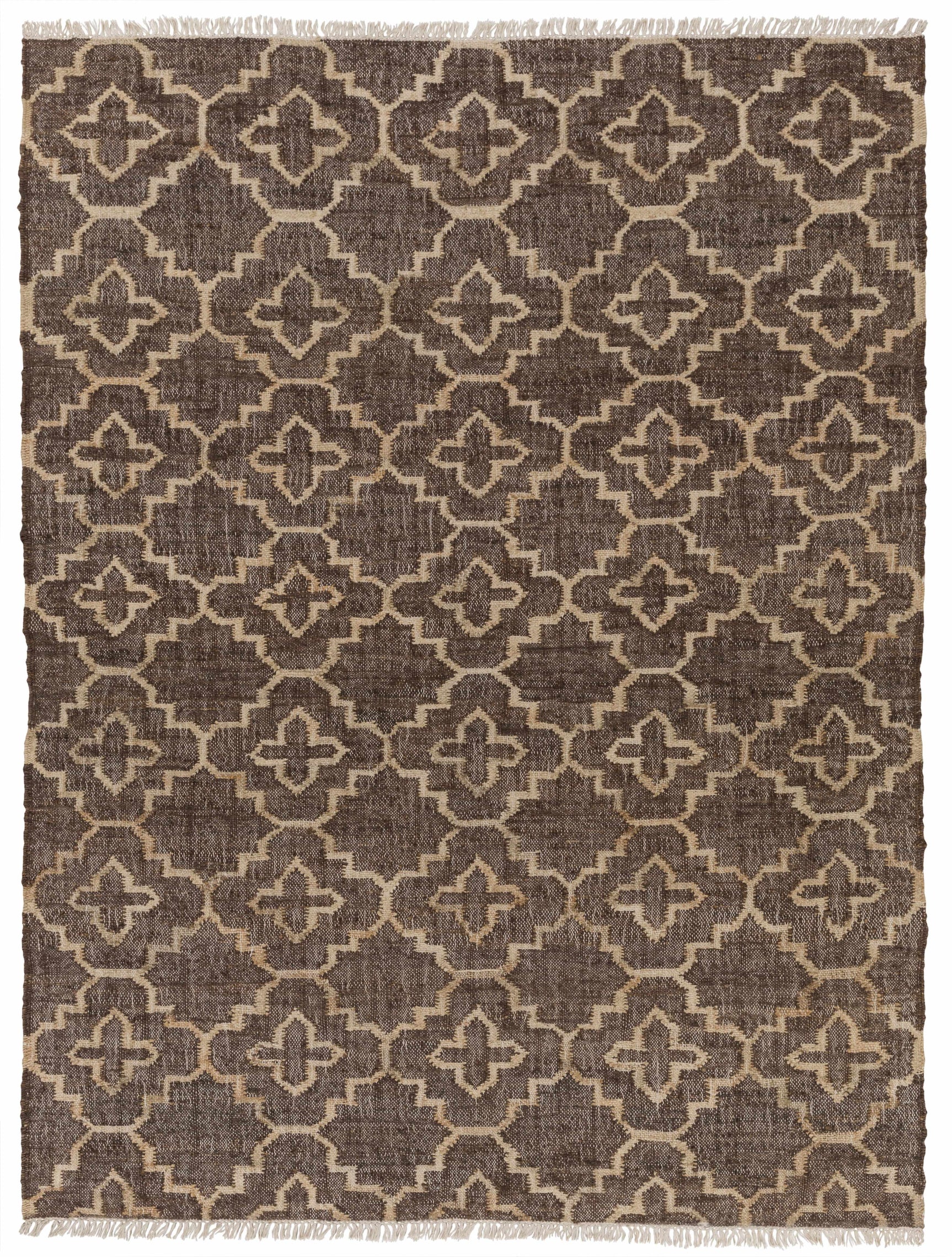 Gotebo Handcrafted Fringed Jute Carpet - Clearance - Ornate Home