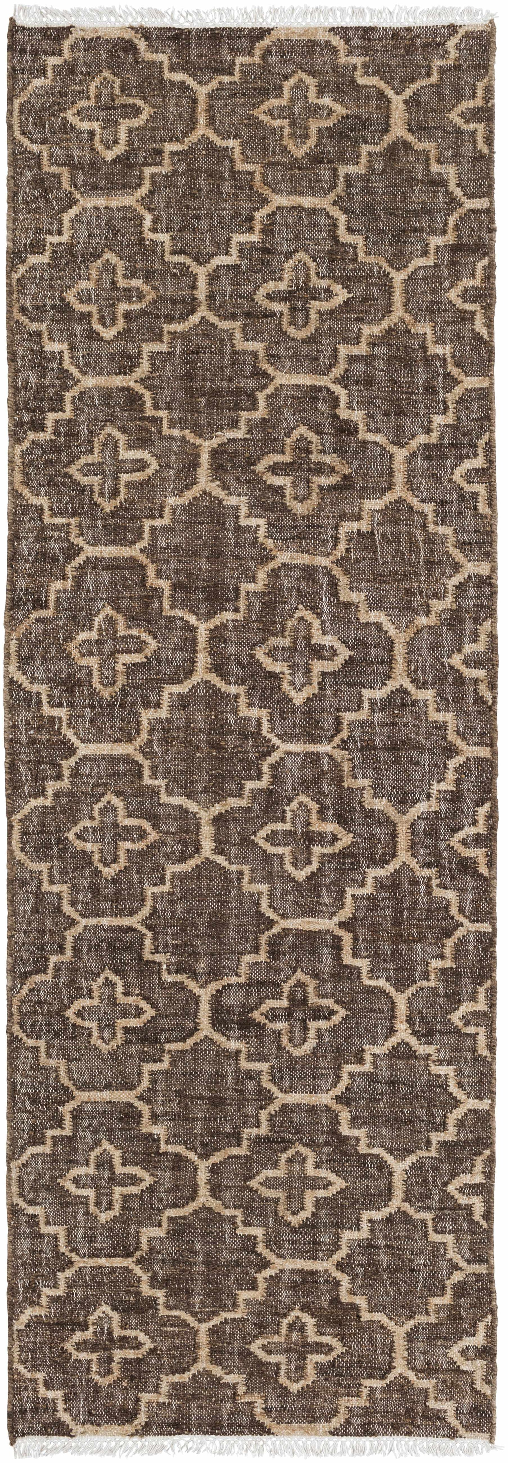 Gotebo Handcrafted Fringed Jute Carpet - Clearance - Ornate Home