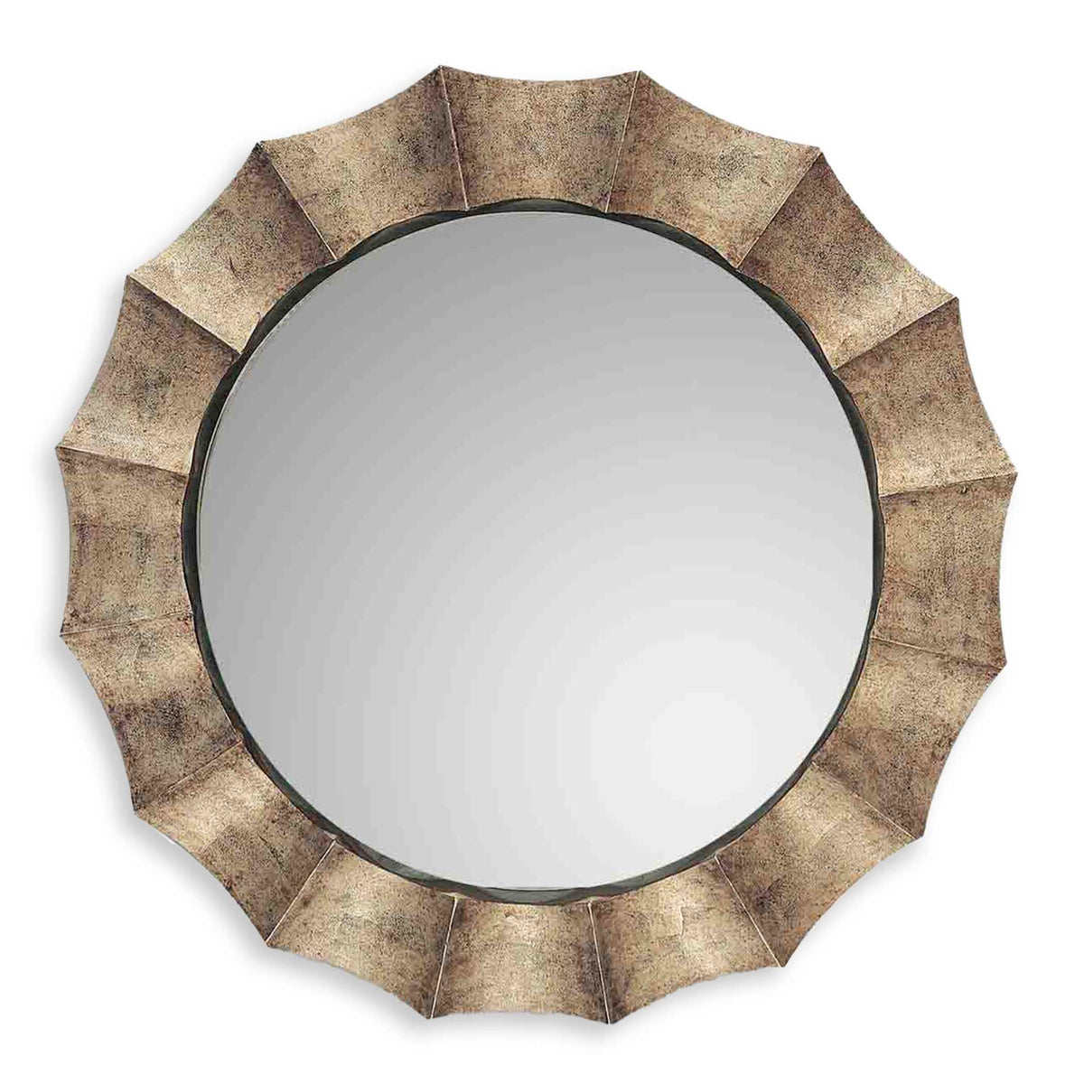 Gotham Antique Silver Mirror - Ornate Home