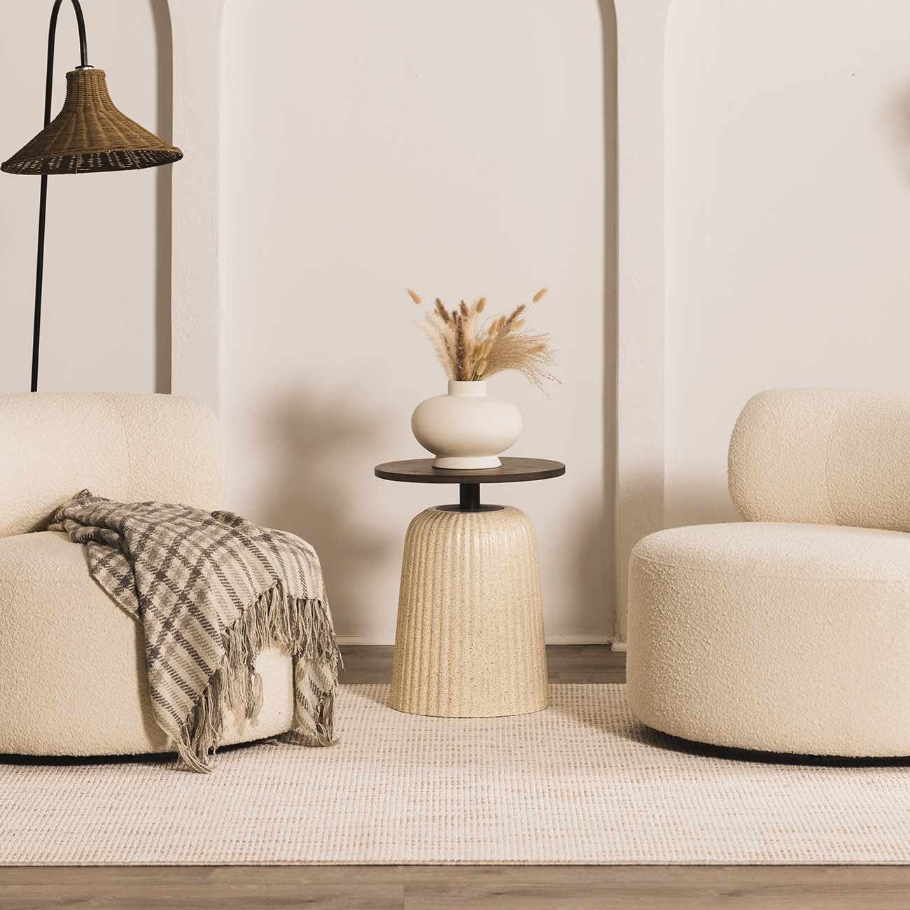 Gowan Beige Area Rug - Ornate Home