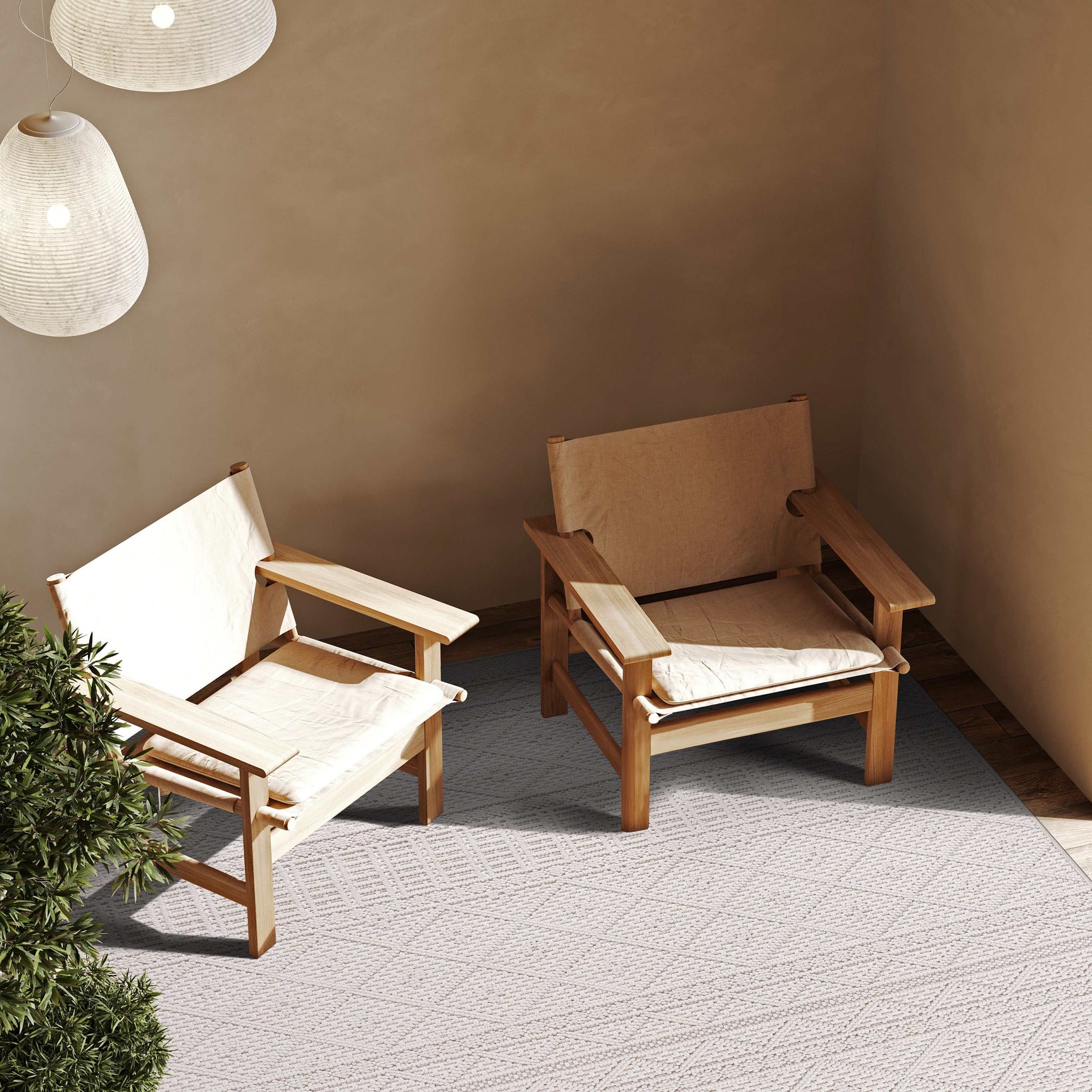 Goya Woven Non-Slip Indoor Area Rug - Ornate Home