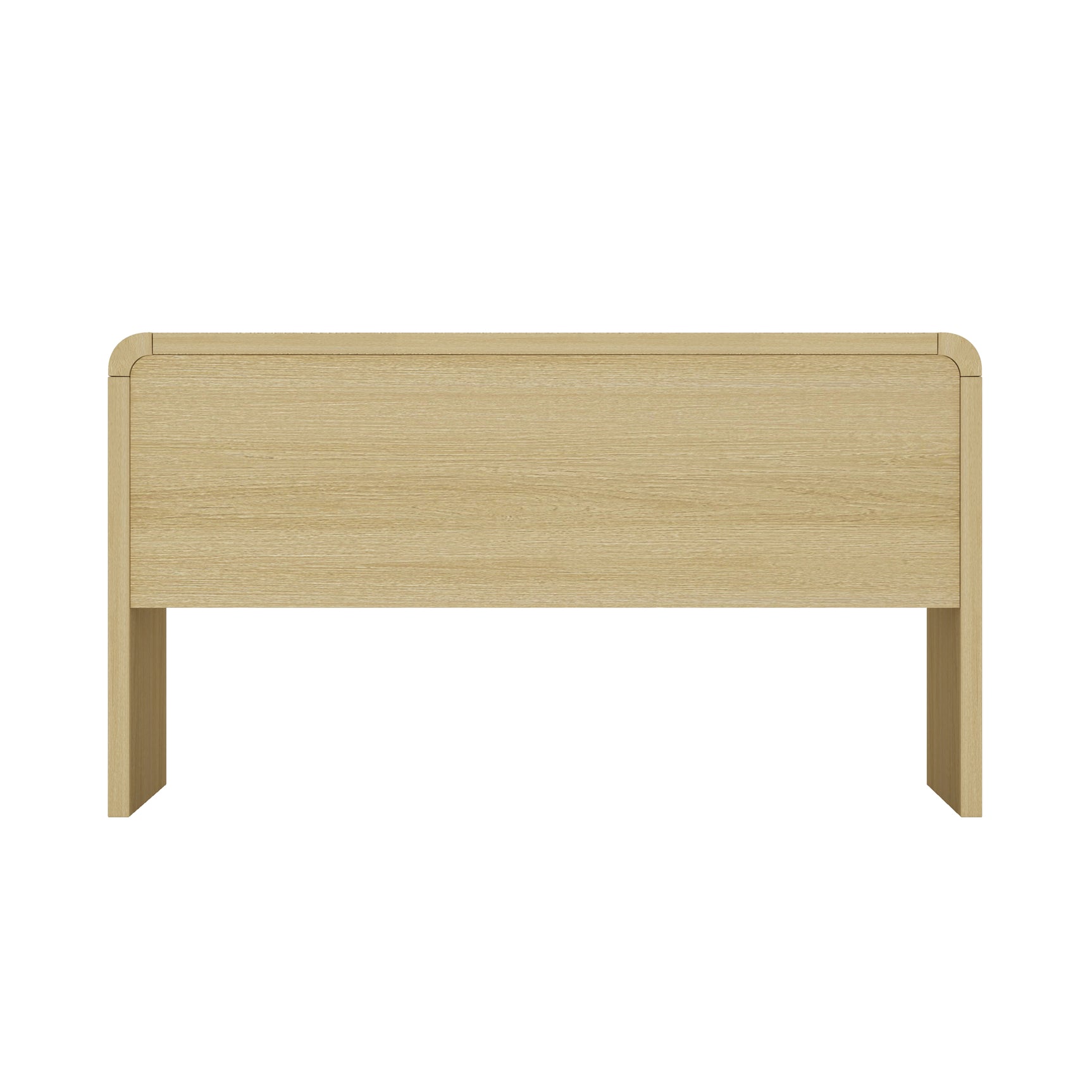 Grace 54" Home Office Desk in Natural Oak and Gold - Ornate Home